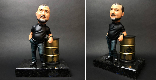 caricature figurines based on photographs to order